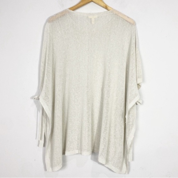 EILEEN FISHER Linen Gauze Poncho - Picture 4 of 9